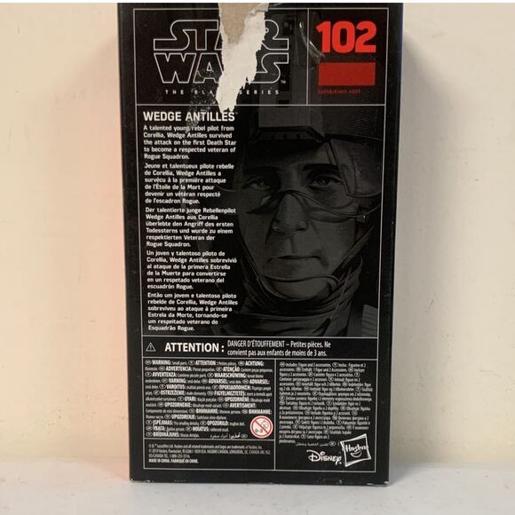 STAR WARS The Black Series Wedge Antilles Toy 6" Action Figure - Picture 5 of 5